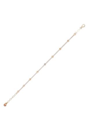 Altın Top Top Bileklik 18CM