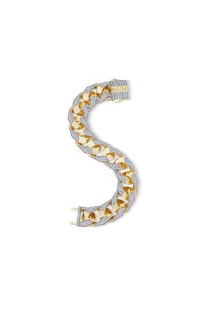 15 Mm Taşlı Piramit Gurmet Bileklik 18CM