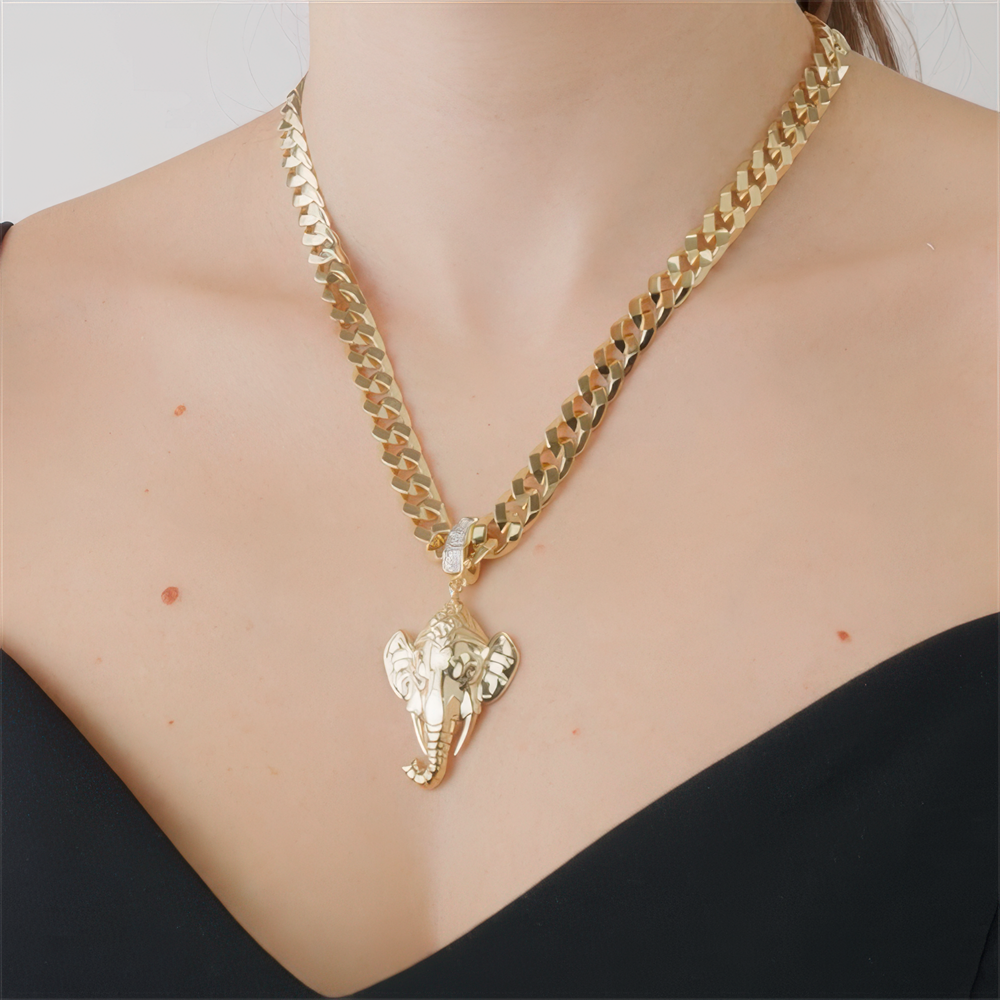 Fil Kolye Ucu Charm