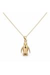 Penguen Figürlü Altın Kolye (2*0.5Cm)