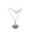 Renkli Parçalı Taşlı Göz Kolye