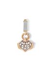 Baget Taşlı Kalp Charm