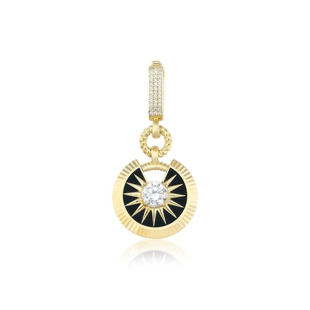 Taşlı Yıldız Kolye Ucu Charm